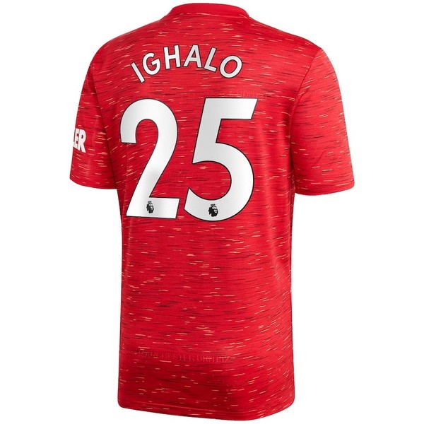 Maglia Manchester United NO.25 Ighalo Prima 20/21 Rosso